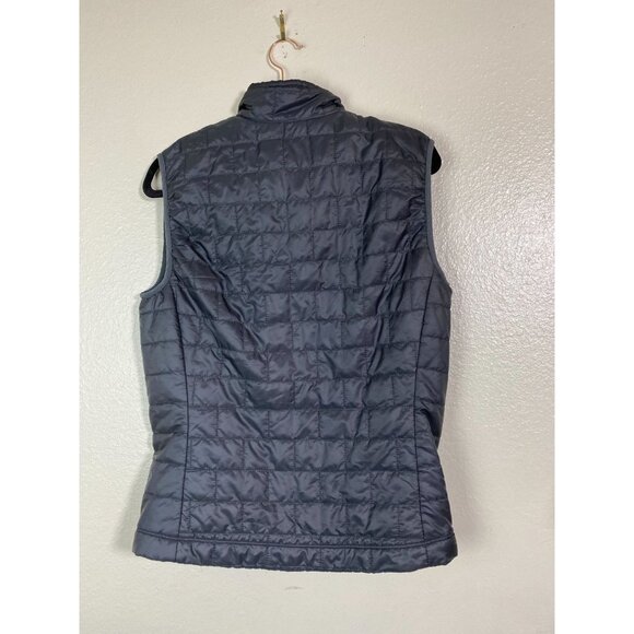 Patagonia Nano Puff vest Gray Men's Size Small Quilted Insulated Embroidered - Picture 15 of 16
